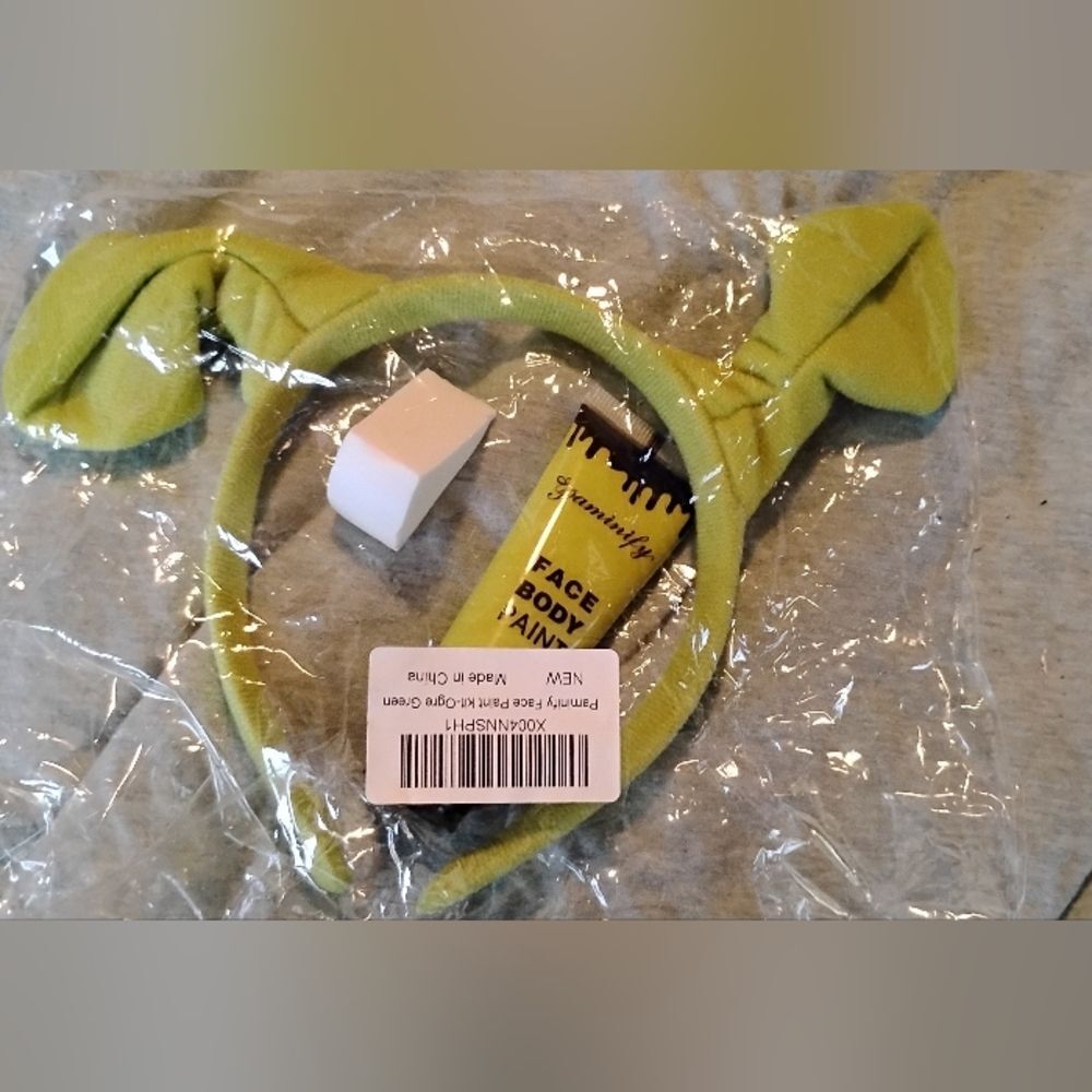 Ogre Headband with Face Paint for Kids